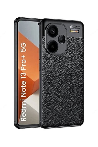 corcishop Redmi Note 13 Pro Plus 5g Camera Protected Leather Look Stitched Pa...