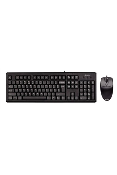 A4 Tech Km-72620D USB Q Keyboard-Mouse Black Set
