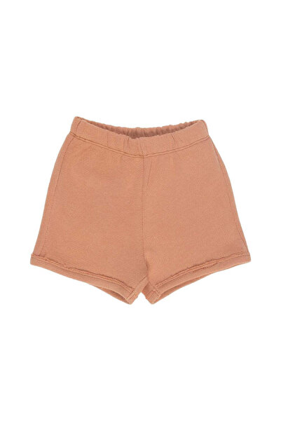 PETIT-ATELlER PETIT ATELIER Terracotta Terry Shorts Kids Elastic Waist Soft F...