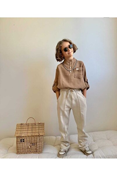 KAYAKİDS Boy's Eid Suit Muslim Boy's Brown Eid Suit Boy's Suit