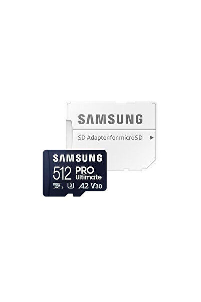 Samsung Pro Ultimate MB-MY512SA UHS-I U3 A2 V30 512 GB Micro SD Kart