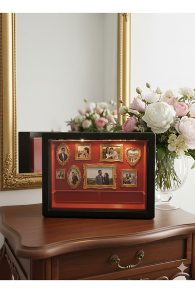 TRENDİN YOLU Işıklı aşk müzesi camsız hediye hediyelik museum resimsiz çerceve