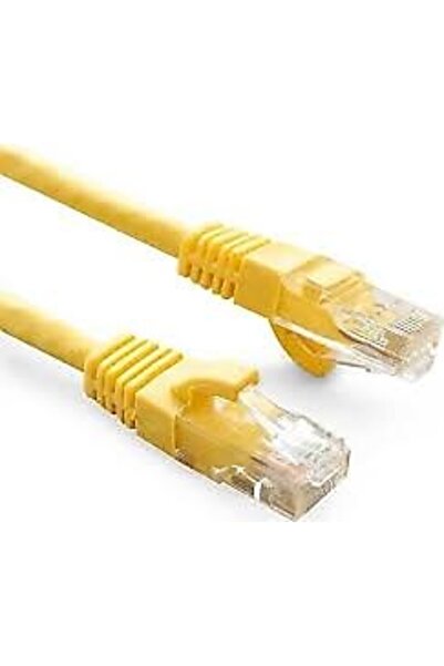 ODS 02R45R45C6UJ1Y0.5A كابل CAT6 UTP LSZH نحاسي بطول 0.5 متر أصفر اللون