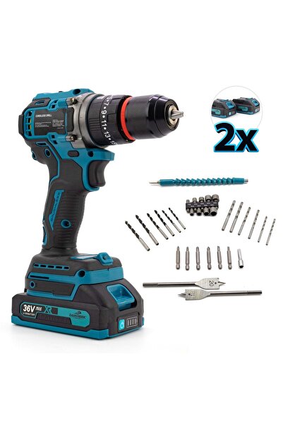 hediye Dawreek Kömürsüz Darbeli Şarjlı Matkap Kömürsüz Vidalama