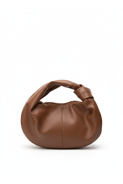 Satuna Women's Croissant Shoulder Bag with Knot Detail – Hobo Hand and Should...