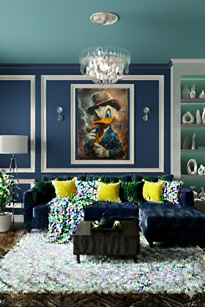 BLT DİZAYN Wealth and Power Series Cigar Smoking Boss Duck Chart