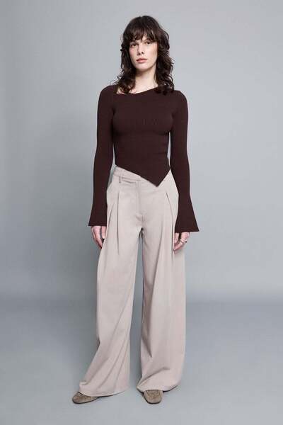 VATKALI Pleated Wide Leg Pants