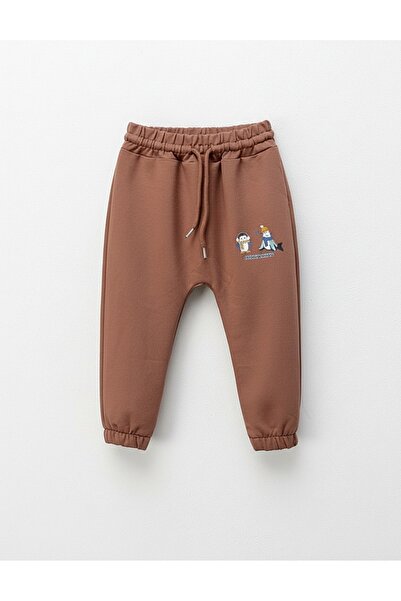 MiniKids Caribou Friends sweatpants, brown 104 (3-4 years)