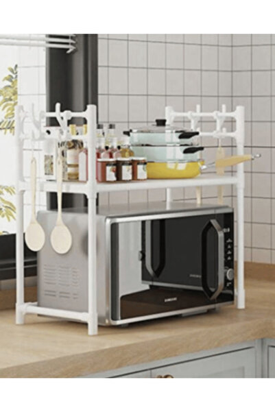 OEM Μεταλλική βάση για φούρνο μικροκυμάτων, ρυθμιζόμενο ράφι, λευκό
