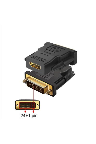 Universal محول محول CODEGEN CDG-CNV37 DVI 24+1 Pin ذكر إلى HDMI أنثى