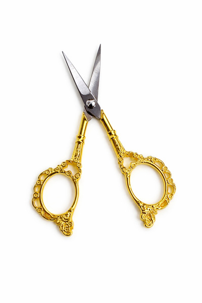 Süslü Makas Vintage İşlemeli Nakış Makası, Süslü Makas, Şekilli Makas