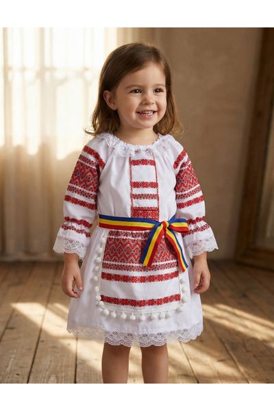 MiniKids Ioana girls' folk costume 3 pieces 140 (9-10 years)
