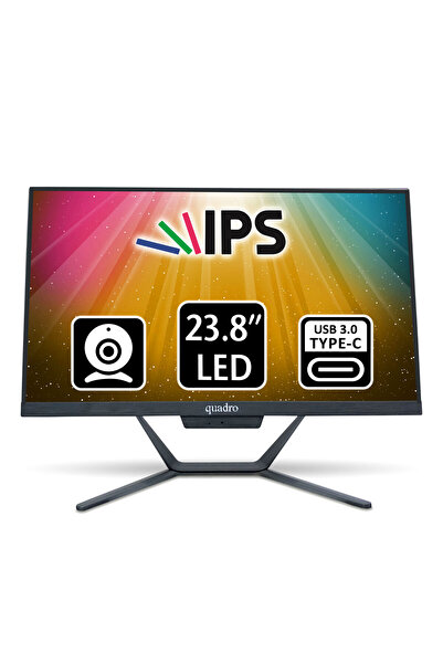 Quadro Stark H324 13165 I5-13400 16Gb 512Gb Ssd 23.8" Black Dos All in One Pc