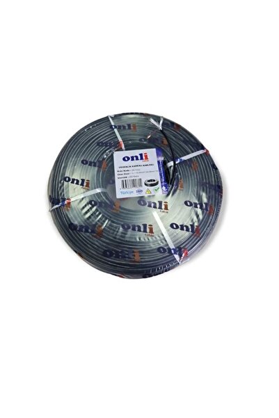 ONLİ كابل أسود 2X0.50 250m 2+1 PE للاستخدام الخارجي لكاميرات المراقبة