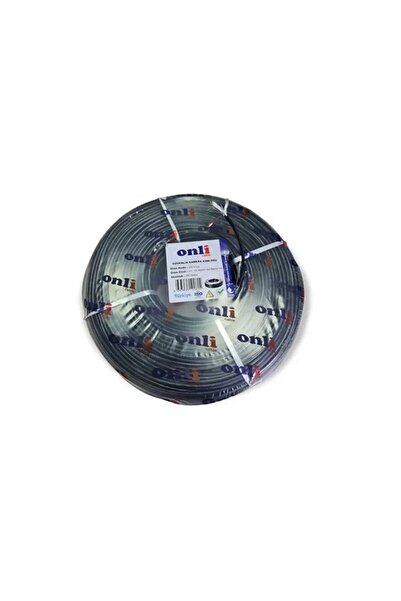 ONLİ كابل أسود 2X0,50 500m 2+1 PE للاستخدام الخارجي لكاميرات المراقبة