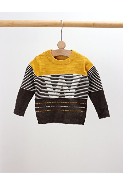MiniKids Boy's sweater W yellow 92 (18-24 months)