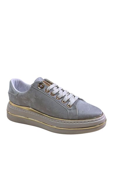 SCARLETELLA Taşlı Günlük Kullanıma Uygun Kadın Spor Ayakkabı Sneaker Bağcıklı...