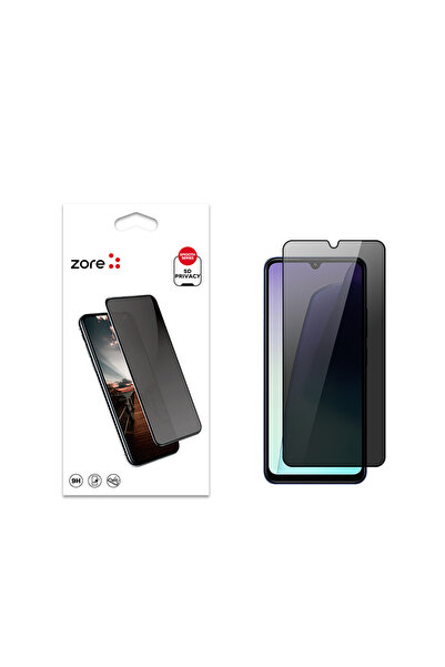 zore واقي شاشة ريدمي 14C الجديد بتقنية 5D للخصوصية - أسود