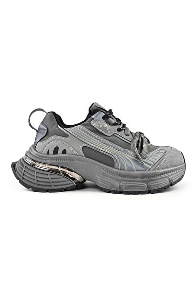 Tmall Women's Sports Shoes,-Leather, D1467, Grey