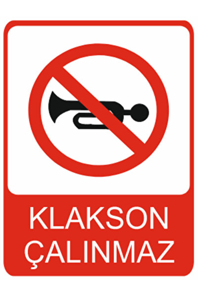 HiperAD Reklam لافتة تحذيرية مطبوعة من KLAKSON ÇALINMAZ DEKOTA – لافتة تحذيري...