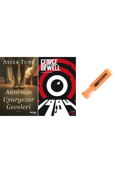 CAN Annemin Uyurgezer Geceleri + 1984 2 Book Set KALEM HD