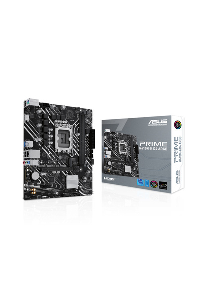 ASUS اللوحة الأم PRIME H610M-K D4 ARGB H610 DDR4 M.2 HDMI PCI 4.0 1700p