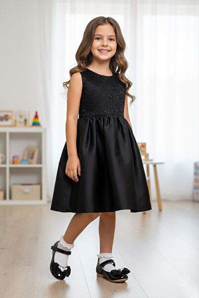 Ayakkabı Fuarı Elit Hy-P-501-26Y Booties Girls' Ballerinas Black