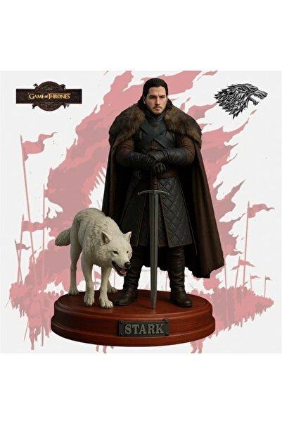 Generic Jon Snow & Ghost â€“ House Stark - Games of Thrones