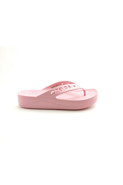Crocs Terlik Baya Platform Flip 208395 PEMBE