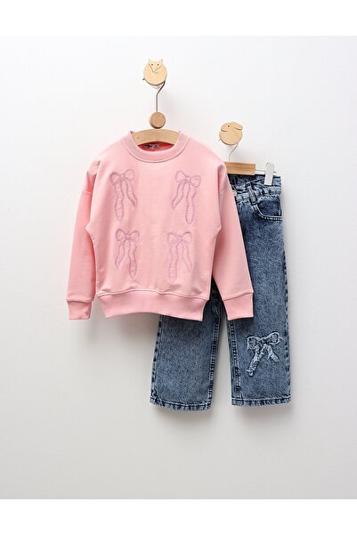 MiniKids Compleu Bluza+Blug Fundite, roz 152 (11-12 ani)