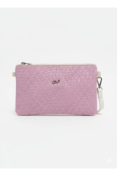 JASECO Örgü Desenli Dokulu Portföy Clutch