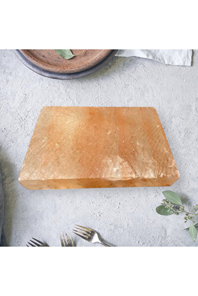 OEMS Himalayan Salt Cooking Plate - Rectangular - 30x20x5cm