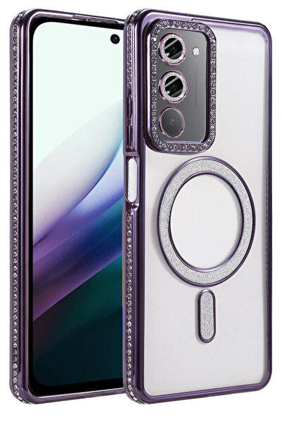 Joko حافظة DRNDS Redmi 15 4G Joke Simli Magneticsafe - (195248) أرجواني غامق