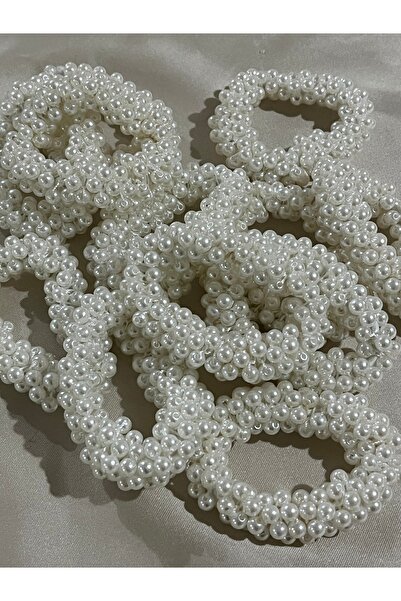 Twinssis Accessories Elastic de păr elegant, cu perle, în formă de coadă de cal