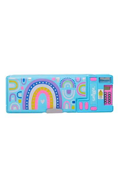SMIGGLE Pop Out Pencil Case Blue – Multi-Compartment, with Hidden Compartments