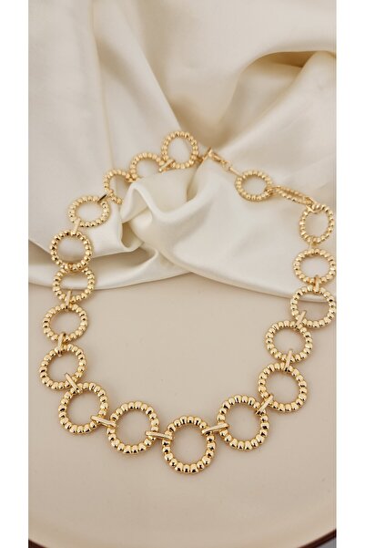 GLİTHE.CO Women's Gold Design Necklace
