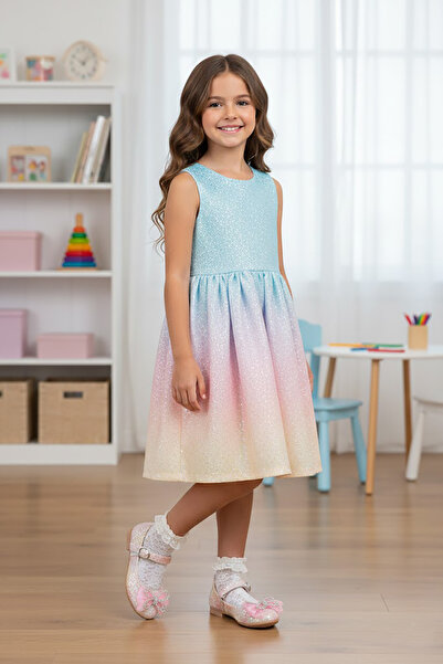 Ayakkabı Fuarı Elit Hy-F-509-26Y Filet Girls' Ballerina Ballet Shoes Pink