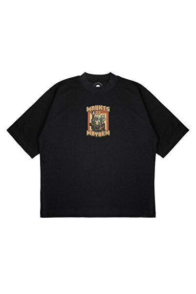 PURE EFFECT Unisex Oversize kroj MINECRAFT MOUNT OF MAYHEM Štampano Debeli ma...