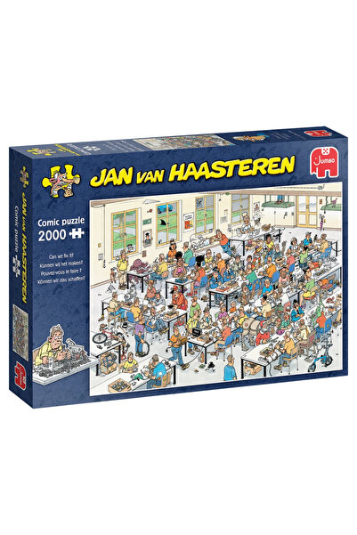 Jumbo Puzzle 2000 piese Jan van Haasteren Can We Fix It