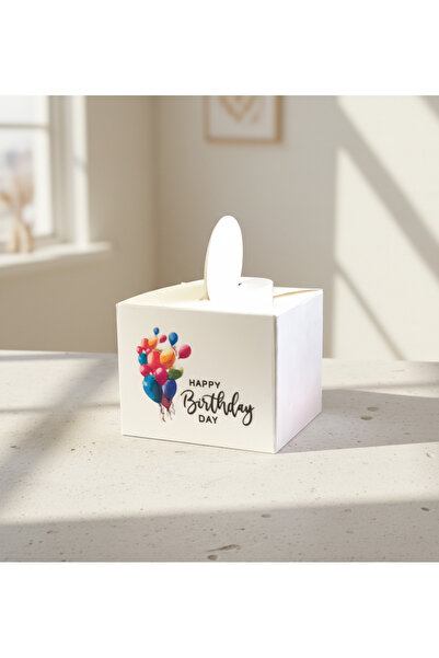 Ruhab Hediyelik Lokum Şeker Çikolata Bonibon Kutusu / Happy Birthday / Doğumg...