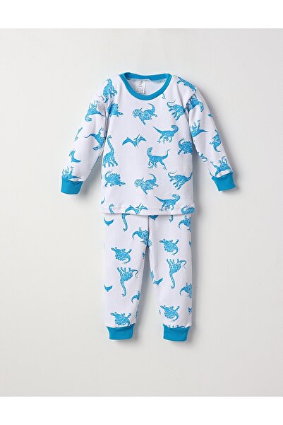MiniKids Πιτζάμες BBC ML Romania Dino σε τυρκουάζ χρώμα 116 (5-6 ετών)
