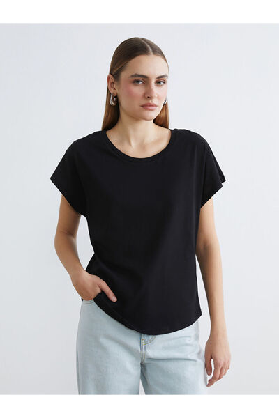 LC Waikiki تي شيرت نسائي من Freezen Store من مجموعة Seçimler I Zero Roba Collar