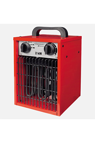 ENLIS 2000W Termostatlı Elektrikli Isıtıcı 3 Kademeli Metal Gövde Fanlı Isıtıcı