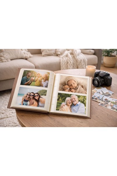 OEM Album Foto Elegant, 200 Poze 10x15 cm, Coperta Premium, Cadou Perfect pentru Amintiri