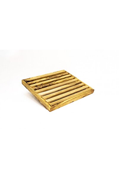 GÜREN لوح تقطيع الخبز من بلوتون - مع شبكة - خشب الزيتون