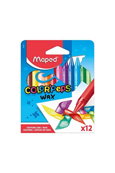 Generic Mabed Wax Crayons Color Pips 12 Colors