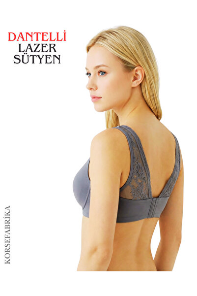 korsefabrika trend mood store Back Strap Laceed Underwire-Free Push-Up Seamle...