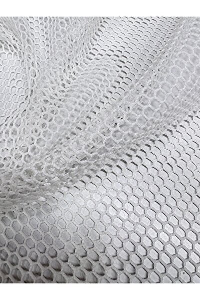 MEKİK MANİFATURA Țesătură din plasă albă strălucitoare