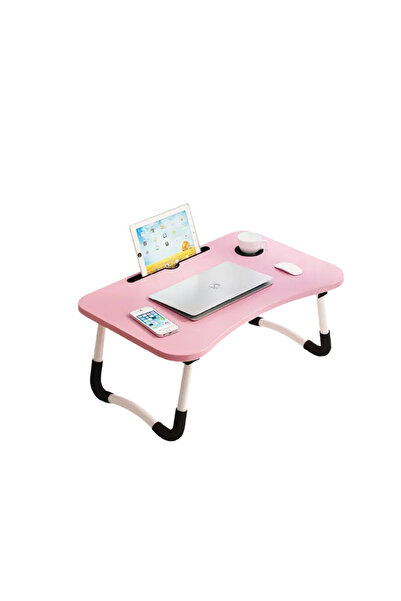 Generic Nice Foldable Laptop Table Pink 60*40*28 cm