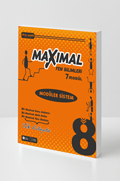 Artı Zeka Yayınları 8. Sınıf Maximal Fen Bilimleri Modüler Sistem 7 Modül Kon...